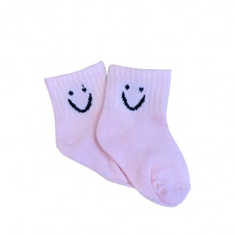 Βρεφικά Πατουσάκια Καλτσάκια Socks smile pink 8770